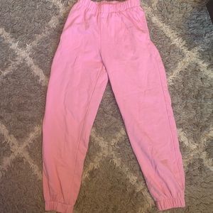 brandy melville rosa sweatpants